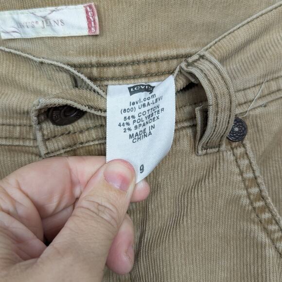 Levi’s Tan Y2K Bratz Corduroy Low Rise Denim Maxi Skirt Size 9 - Picture 8 of 8